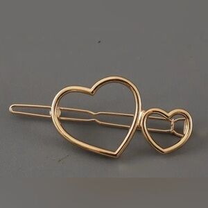 New Double Heart Cutout Hair Clip with beautiful gift box 🎁